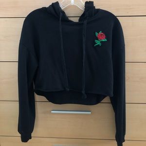 Cropped hoodie